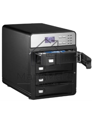 Внешний корпус для HDD AgeStar 3C4B3A1 SATA II алюминий черный LCD 3.5