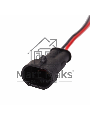 Автомобильный разъем штекер с проводом 20 см DJ7021-1.5-11