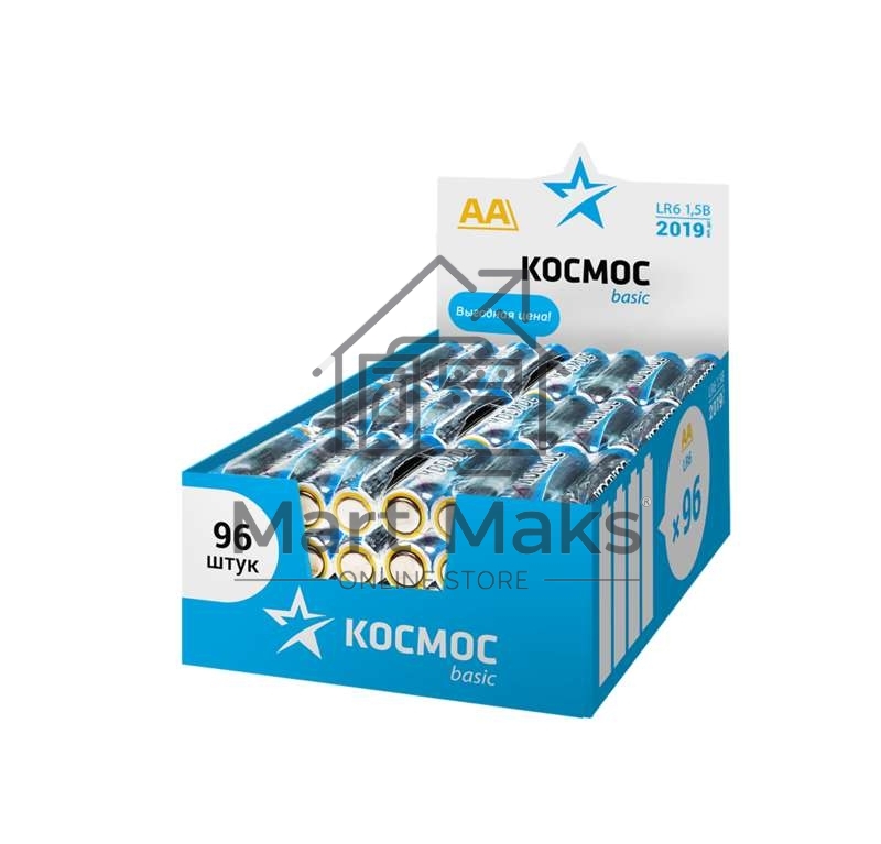 Элемент питания алкалиновый AA/LR6 (уп.96шт) КОСМОС KOCLR6_96BOX