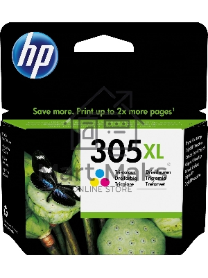 Картридж струйный HP 305XL 3YM63AE многоцветный (200 стр.) для HP DJ 2320/2710/2720