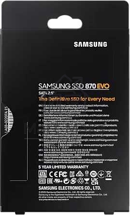 Накопитель SSD Samsung 4TB 870 EVO, V-NAND, 2.5