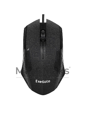 Мышь проводная ExeGate SH-9025L OEM черный, 1000 dpi, USB, кнопки - 3