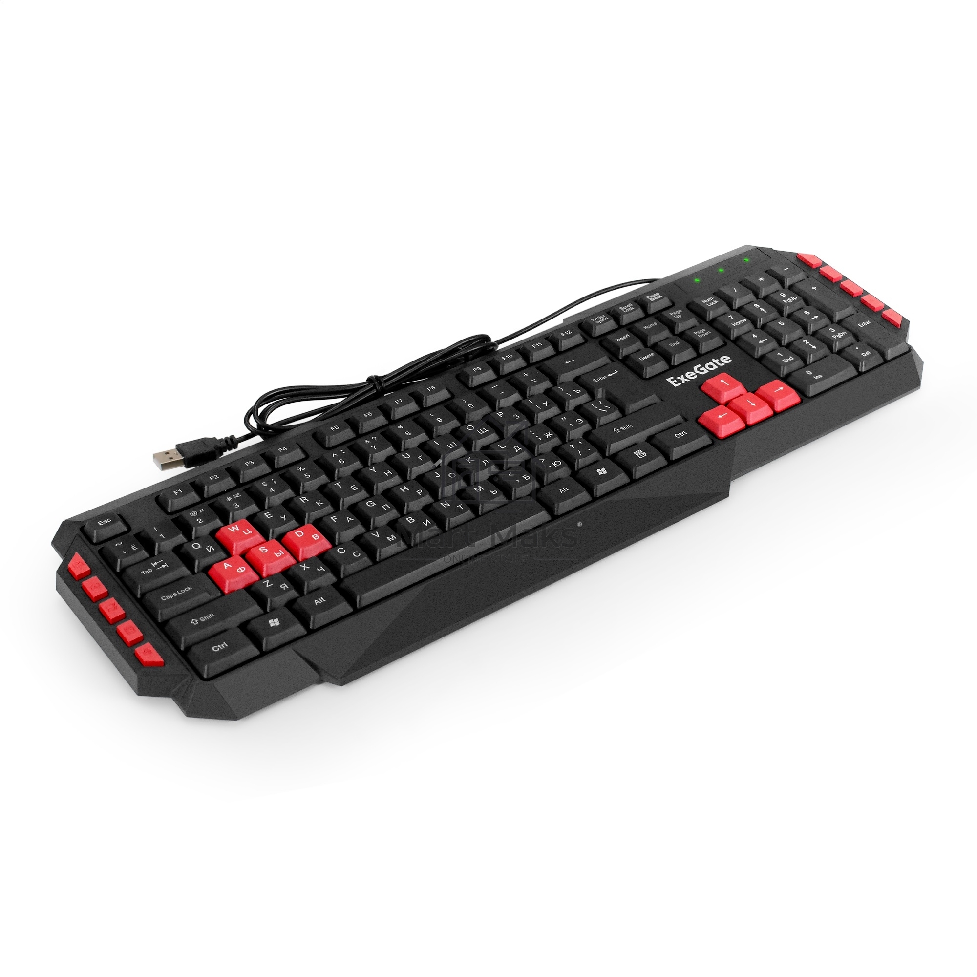 Клавиатура ExeGate Multimedia Professional Standard LY-505M проводная, USB, черный