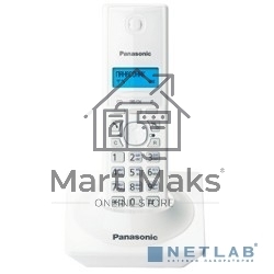 Телефон беспроводной (DECT) Panasonic KX-TG1711RUW (белый) АОН, Caller ID,12 мелодий звонка,подсветка дисплея,поиск трубки