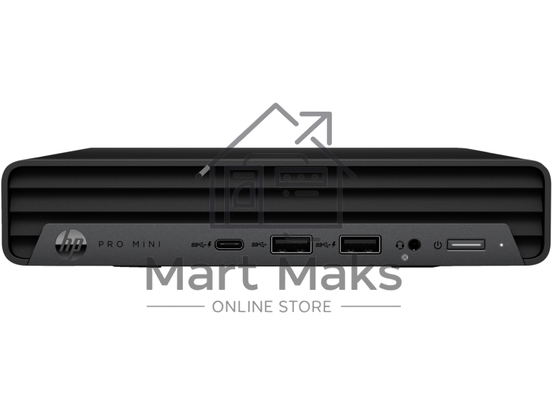 Неттоп HP ProDesk 400 G9 Mini i3 13100T (2.5) 8Gb SSD256Gb UHDG 730 Free DOS GbitEth WiFi BT 90W мышь клавиатура черный (935X8EA)