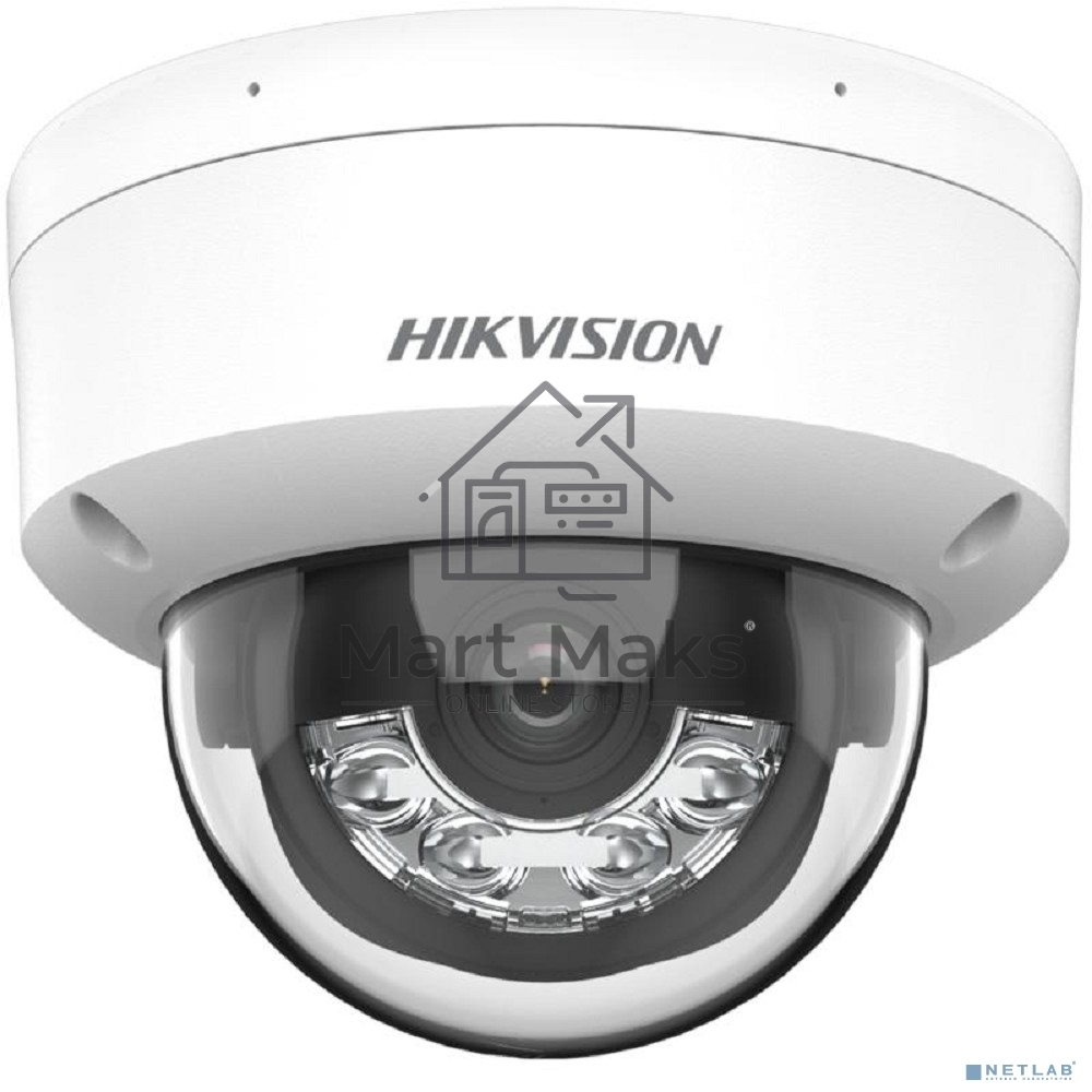 Камера видеонаблюдения IP Hikvision DS-2CD1123G2-LIU (2.8 MM) 2.8-2.8мм цв. корп.:белый