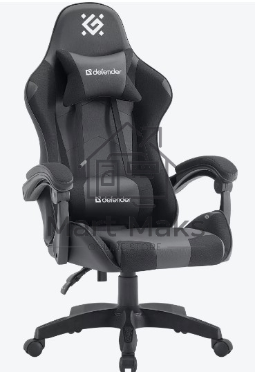 Кресло игровое Defender OKAS BLACK/GREY PU