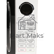 Микроволновая печь BBK 23MWG-930S/BW белый/черный, 23 л, 900 Вт, переключатели - сенсор