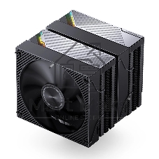 Кулер для процессора CPU Cooler JONSBO CA90 ARGB (270W, 4-pin PWM, 159mm, Al/Cu, 6x6mm, ARGB, 1x130mm + 1x120mm, 76.57CFM/69.61CFM, 31.4dBA/32.6dBA, 1800RPM/1800RPM, S: 1851/1700/1200/115X, AM4/AM5 Black)