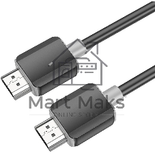 Кабель Hoco US08 ver2.0 HDMI (m) HDMI (m) 2м черный (пакет)