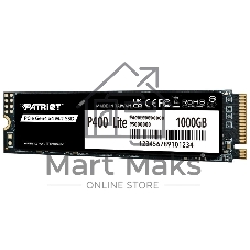 Накопитель SSD Patriot P400 Lite 1Tb M.2 2280 NVMe PCle 4.0 x4 R3500/W2700 TbW 560Tb 3D NAND with HS