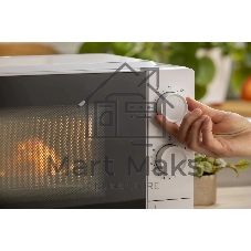 Микроволновая печь Gorenje MO20CE1W5 белый, 20 л, 700 Вт, переключатели - поворотный механизм