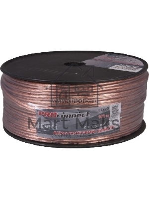 Кабель акустический Proconnect 2х1,50 мм², прозрачный BLUELINE, бухта 100 м