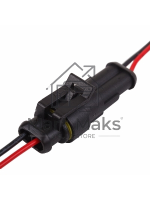 Автомобильный разъем штекер с проводом 20 см DJ7021-1.5-11