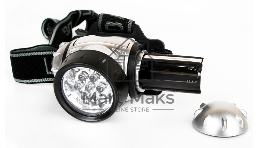 Фонарь ULTRAFLASH LED5351налобн металлик 7led 3 реж 3xr03 пласт коробка