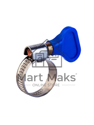 Хомут червячный Rexant 20-32/9-0,7 мм, с ключом, нержавеющая сталь W2, (50 шт/уп)