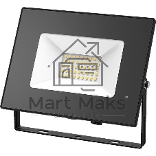 Прожектор светодиодный GAUSS 613527170 LED 70W 4450lm IP65 3000К черный 1/24