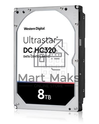 Жесткий диск Western Digital SAS 8TB 7200RPM 12GB / S 256MB DC HC320 HUS728T8TAL5204_0B36453