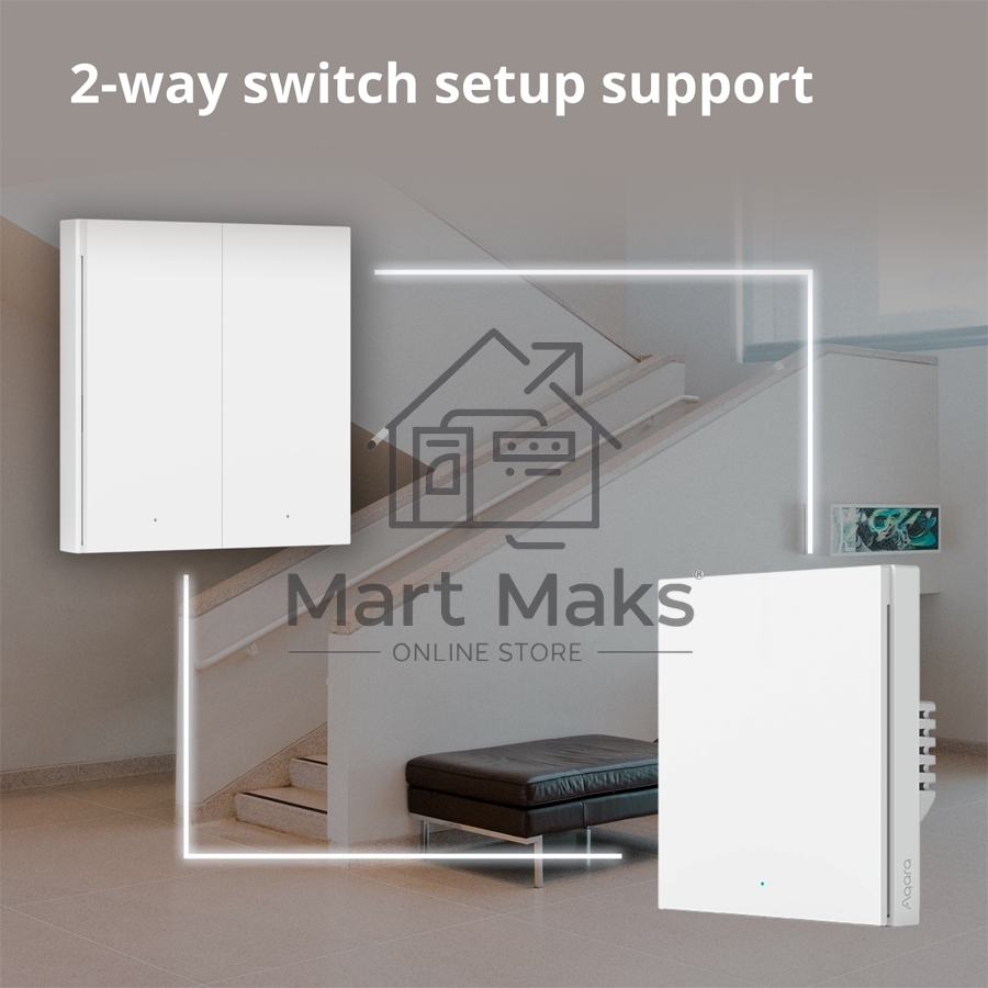 Умный выключатель одноклавишный Aqara Smart Wall Switch H1 (WS-EUK01)
