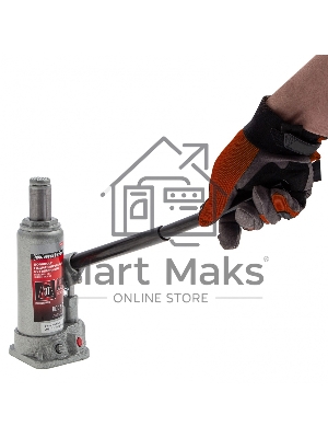 Домкрат Matrix бутылочный 3т h подъема 194–372мм в пласт. кейсе