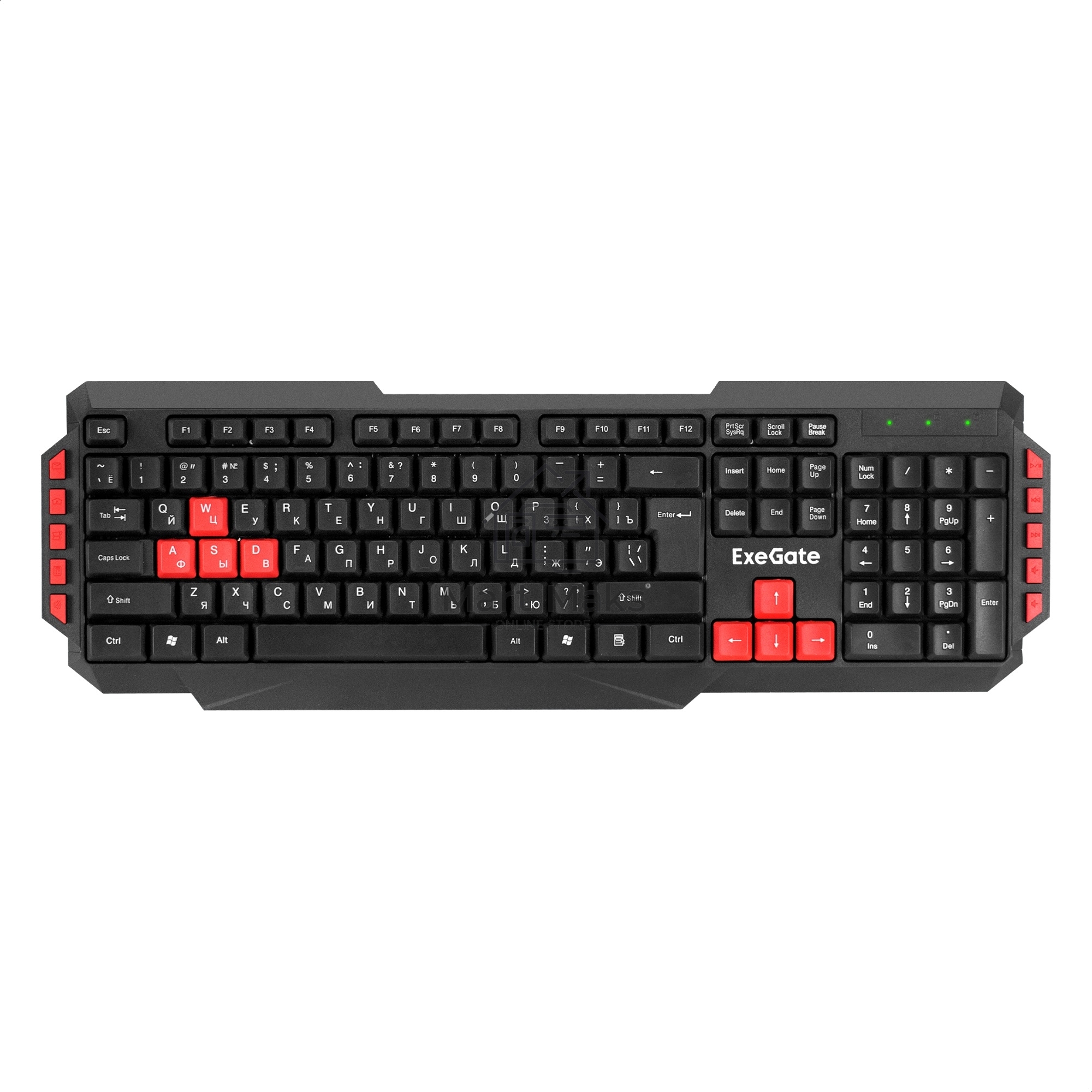 Клавиатура ExeGate Multimedia Professional Standard LY-505M проводная, USB, черный