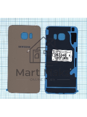 Задняя крышка для Samsung G928 Galaxy S6 Edge Plus золотая