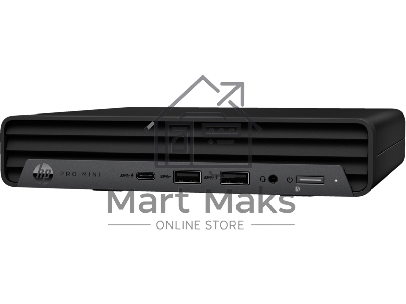 Неттоп HP ProDesk 400 G9 Mini i3 13100T (2.5) 8Gb SSD256Gb UHDG 730 Free DOS GbitEth WiFi BT 90W мышь клавиатура черный (935X8EA)