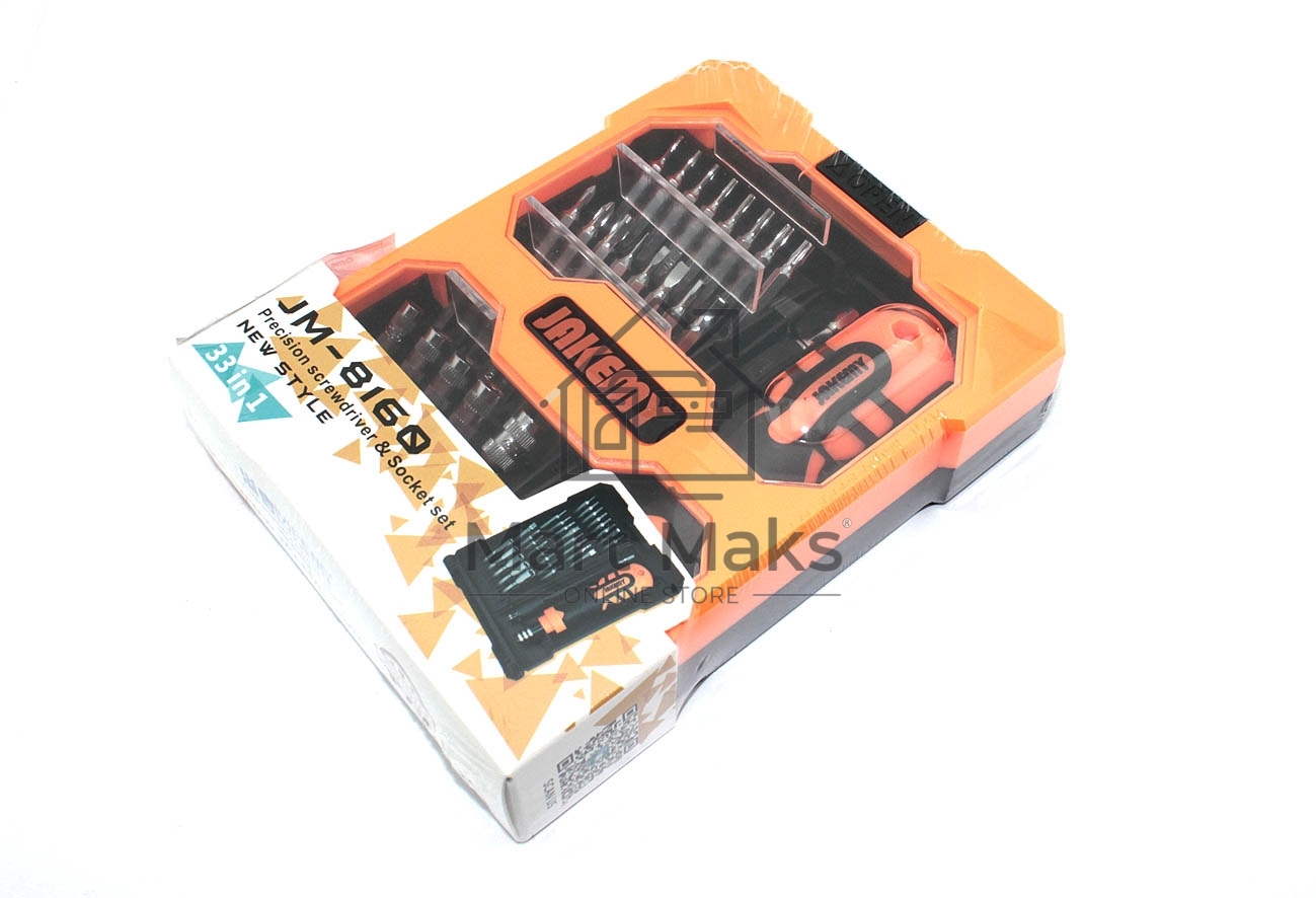 Отвертка с набором бит Jakemy JM-8160