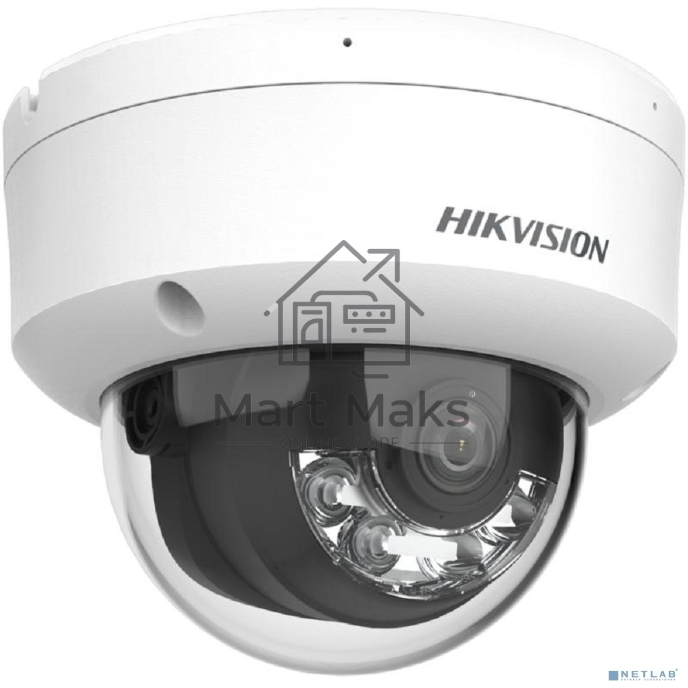 Камера видеонаблюдения IP Hikvision DS-2CD1123G2-LIU (2.8 MM) 2.8-2.8мм цв. корп.:белый