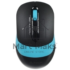 Мышь беспроводная A4Tech Fstyler FG10 черный/синий, 2000 dpi, радиоканал, USB, кнопки - 4