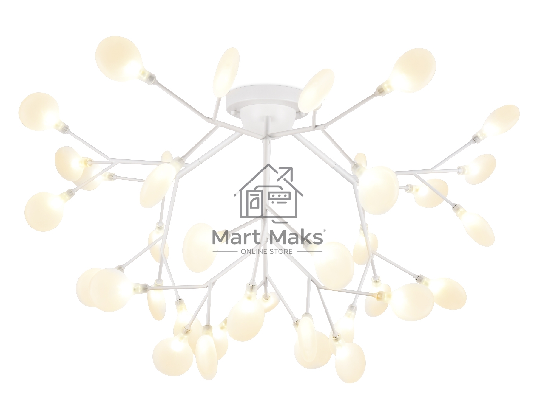 Светильник Ambrella light TR3018/36 WH/FR белый/матовый G4/36 max 20W D920*480