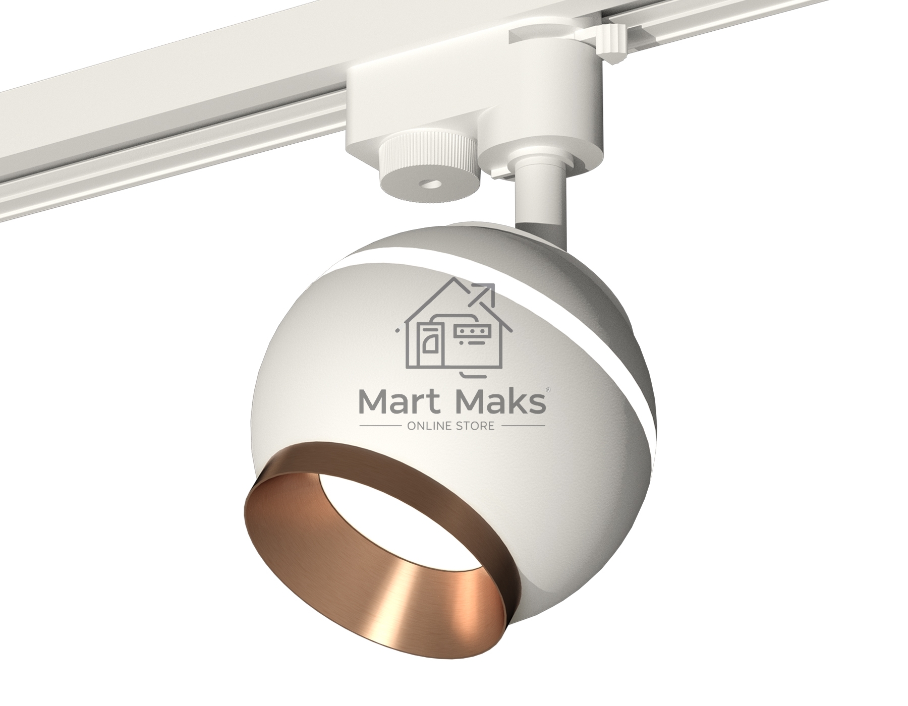 Светильник Ambrella light XT1101024 SWH/PPG белый песок/золото розовое полированное GU5.3 LED 3W 4200K (A2520, C1101, N7035)