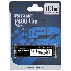 Накопитель SSD Patriot P400 Lite 1Tb M.2 2280 NVMe PCle 4.0 x4 R3500/W2700 TbW 560Tb 3D NAND with HS