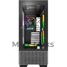 Компьютерный корпус Montech SKY TWO черный без БП ATX 3x140мм 2xUSB3.0 1xUSB3.1 audio bott PSU