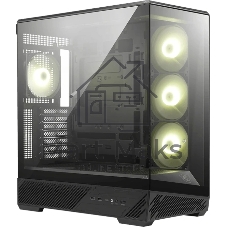 Компьютерный корпус MSI MAG PANO 130R PZ 2xUSB 3.2 Gen 1, 1xUSB 3.2 Gen2 Type-C, 3x120мм ARGB Reverse Blade Fan, 1x120мм ARGB Fan, 1 to 3 Fan PWM Splitter, Tempered Glass Window
