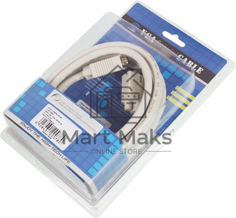 Кабель SVGA Ningbo CAB016S-10F VGA HD15 (m)/VGA HD15 (m) 3м феррит.кольца