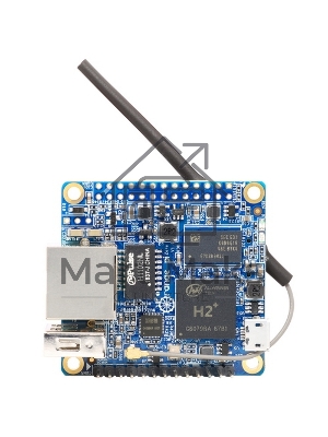 Миникомпьютер Orange Pi Zero (512MB), Allwinner H2+ 1.2GHz, 512Mb, LAN, WiFi, 1xUSB, microSD, 26xGPIO