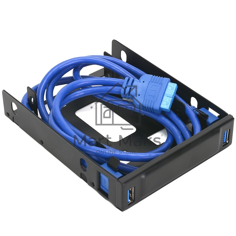 Панель с двумя портами USB 3.0 в слот 3.5 компьютерного корпуса и слот 2*2.5 CMU3-B3
