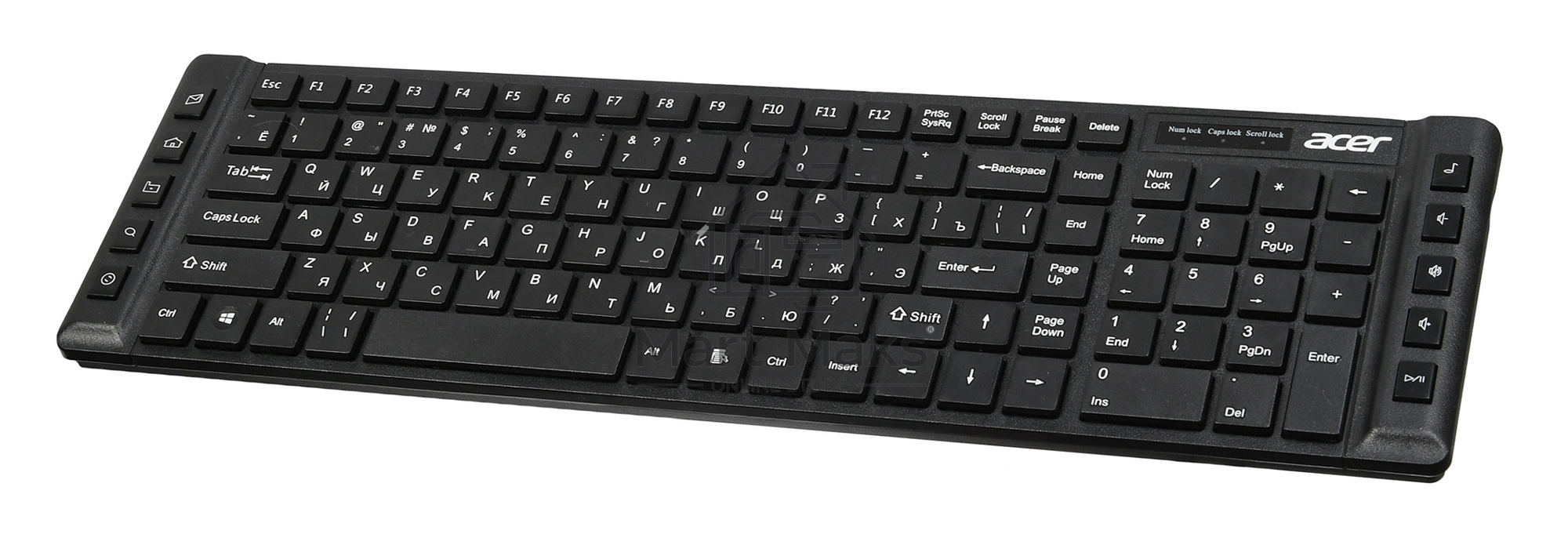 Клавиатура Acer OKW010 ZL.KBDEE.002 проводная, USB, черный