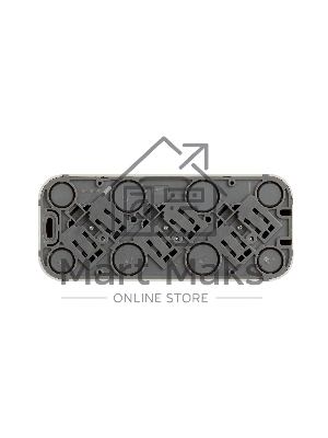 Блок розеток Quteo с предварительным подключением 3x2К+З со шторками, 16A, 250В, IP 20, Слон. кость