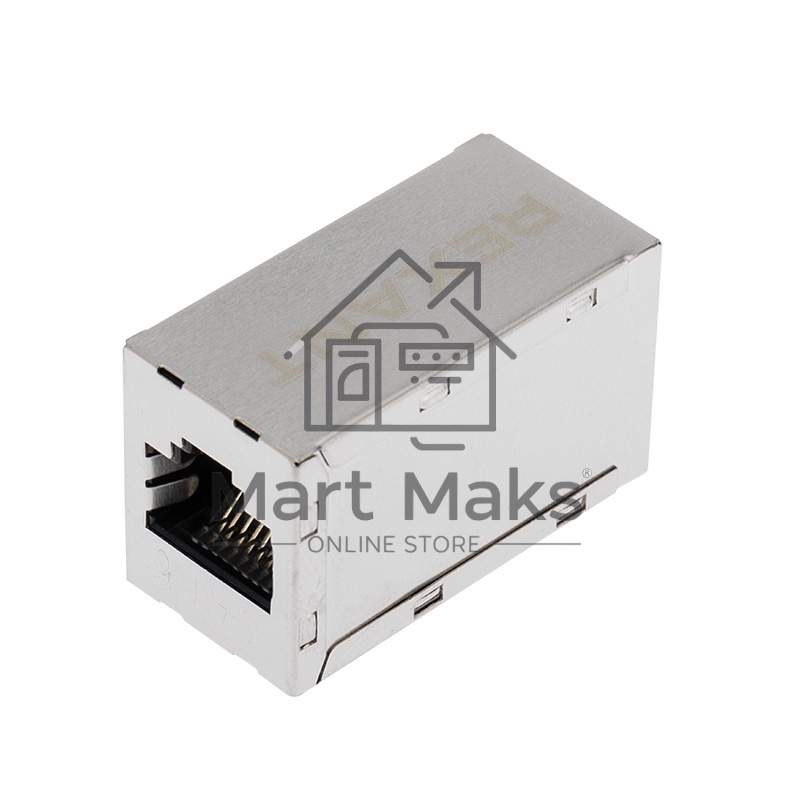 Проходной адаптер, RJ-45(8P-8C), FTP экранированный, кат.6, (гнездо-гнездо), Rexant