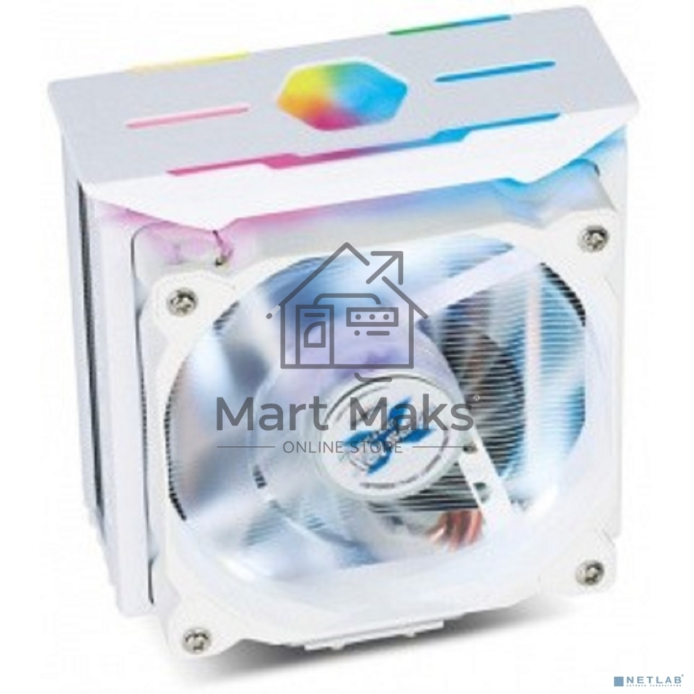 Кулер для процессора Zalman CNPS10X OPTIMA II RGB белый, 120 мм, алюминий/медь, 1500 об/мин, 27 дБ, 4 pin, 180 Вт, 158 мм