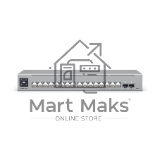 Коммутатор Ubiquiti Networking interface, (12) GbE RJ45 ports (4) 1/2.5 GbE RJ45 ports (2) 10G SFP+ ports; Total non-blocking throughput, 42 Gbps; Switching capacity, 84 Gbps