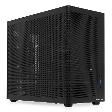 Компьютерный корпус без блока питания HSPD M210, Mesh Mid Tower, черный, 0.7 SPCC, 1x90мм mATX, mITX 140/280/150мм 1x2.5