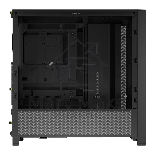 Компьютерный корпус без блока питания Corsair Frame 4000D, Midi-Tower, TG, no fan, 2xUSB-A 3.2, 1xUSB 3.2 Type-C, E-ATX, ATX, mATX, mITX черный