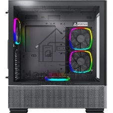 Компьютерный корпус Montech SKY TWO черный без БП ATX 3x140мм 2xUSB3.0 1xUSB3.1 audio bott PSU
