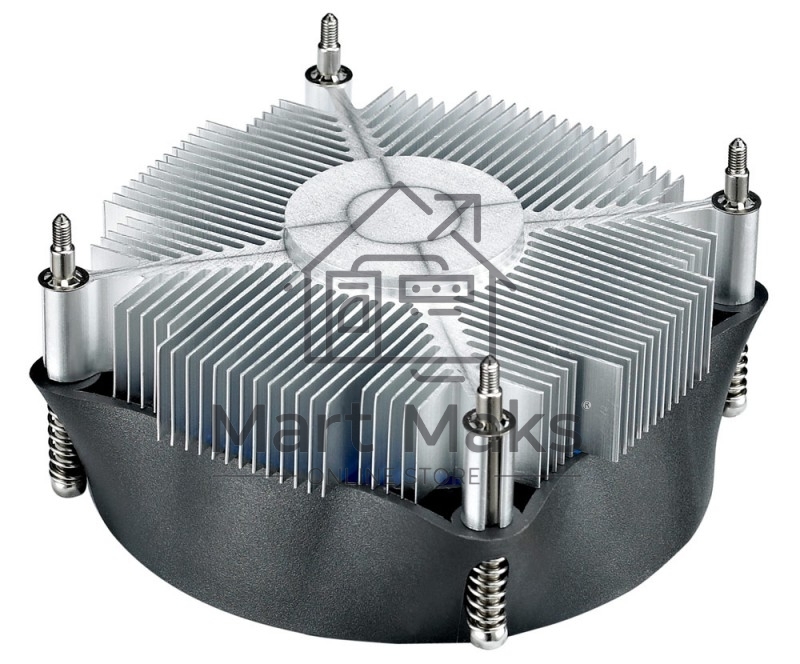 Кулер для процессора DEEPCOOL THETA 15 PWM черный/синий, 100 мм, алюминий, 2800 об/мин, 36 дБ, 4 pin, 95 Вт, 46 мм