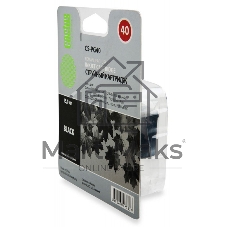 Картридж струйный Cactus CS-PG40 черный (18 мл) для Canon Pixma MP150/MP160/MP170/MP180/MP210/MP220/MP450/MP460/MP470/iP1200/iP1300/iP1600/iP1700/iP1800/iP190