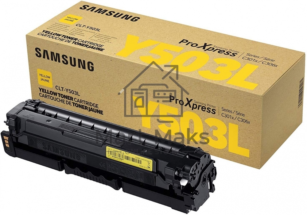 Картридж лазерный Samsung CLT-Y503l SU493A желтый (5000стр.) для Samsung C3010/C3060