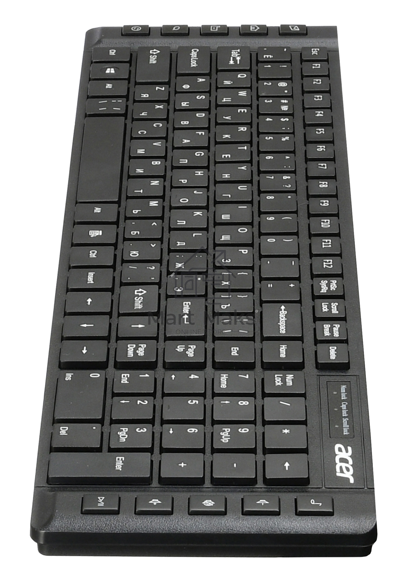 Клавиатура Acer OKW010 ZL.KBDEE.002 проводная, USB, черный